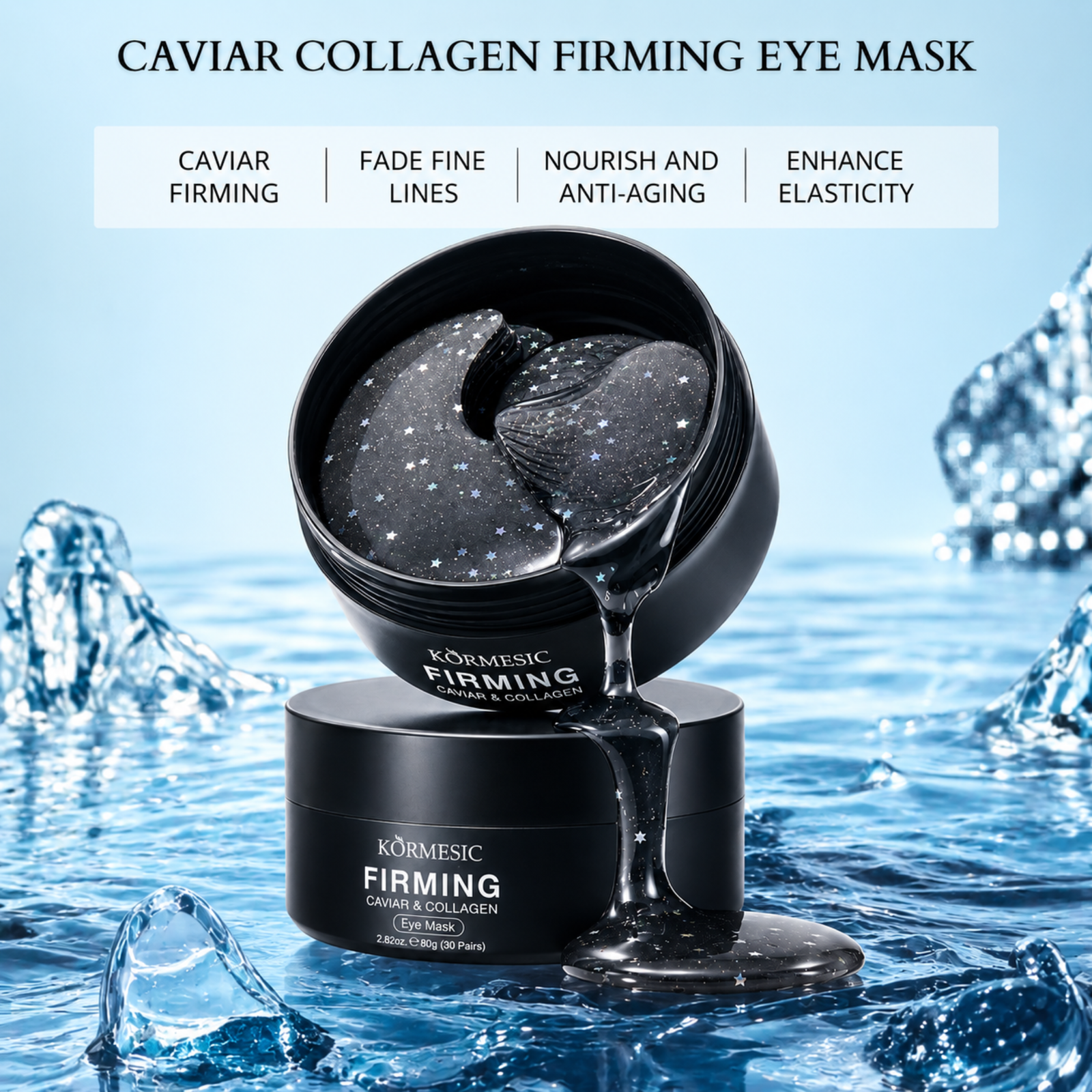 KORMESIC Caviar Collagen Firming Eye Mask - Image 2