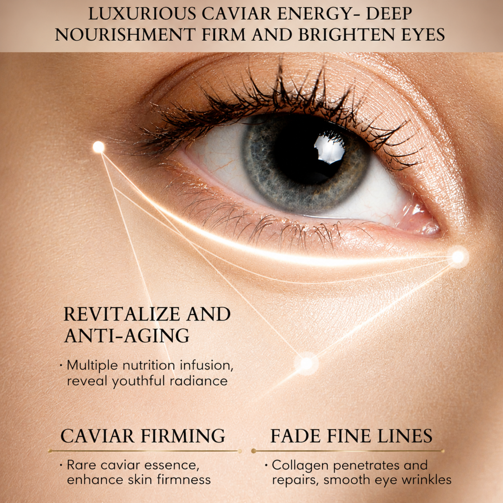 KORMESIC Caviar Collagen Firming Eye Mask - Image 3