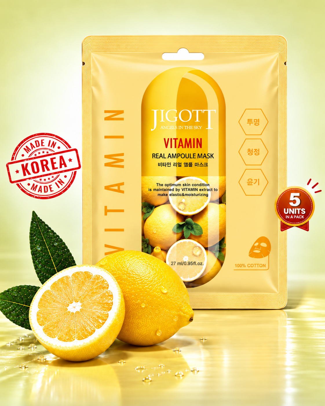 JIGOTT Vitamin Real Ampoule Mask